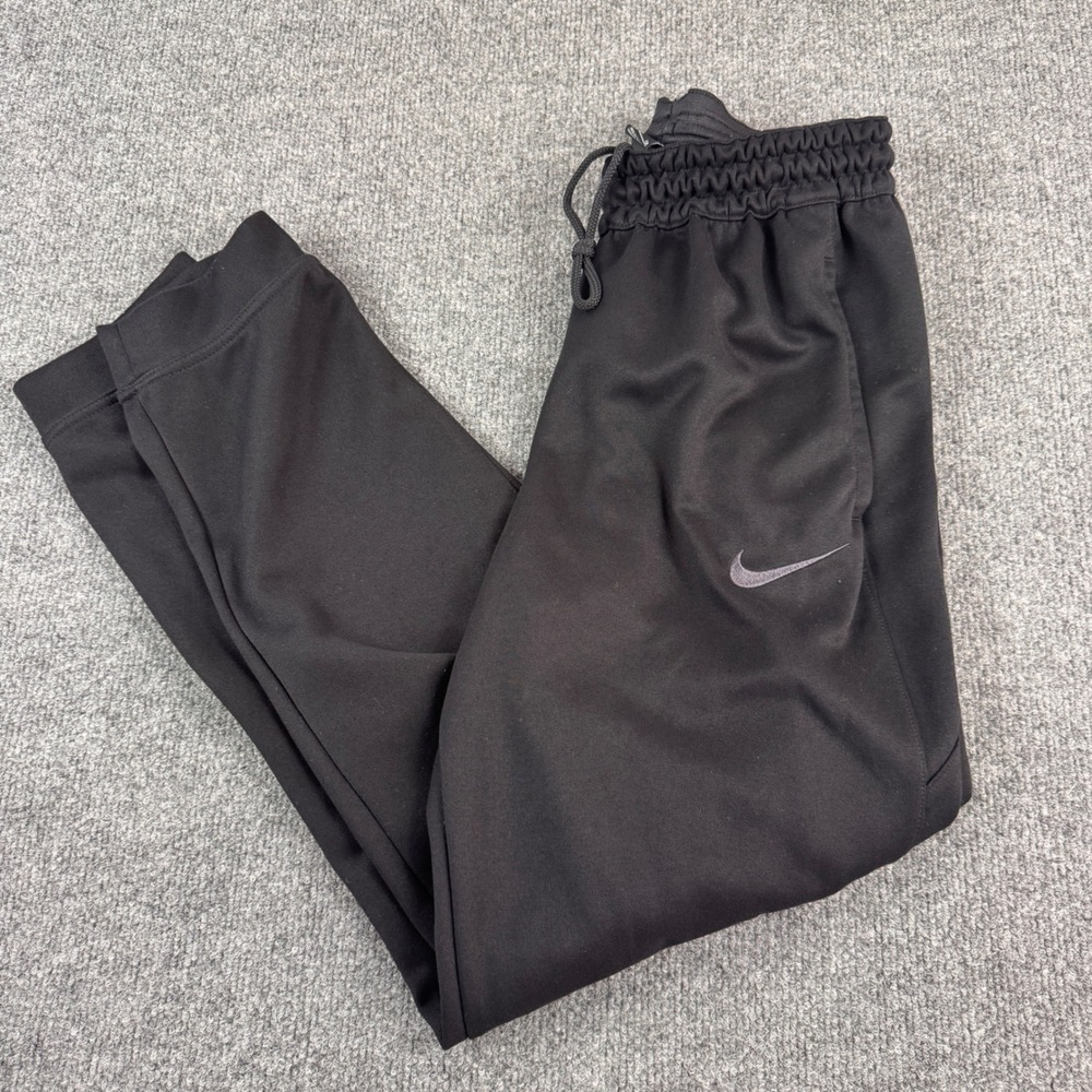 Nike Dri-FIT Joggers Mens Small Black Good Tapered Athletic Pants
